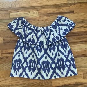 Madewell off the shoulder cotton top